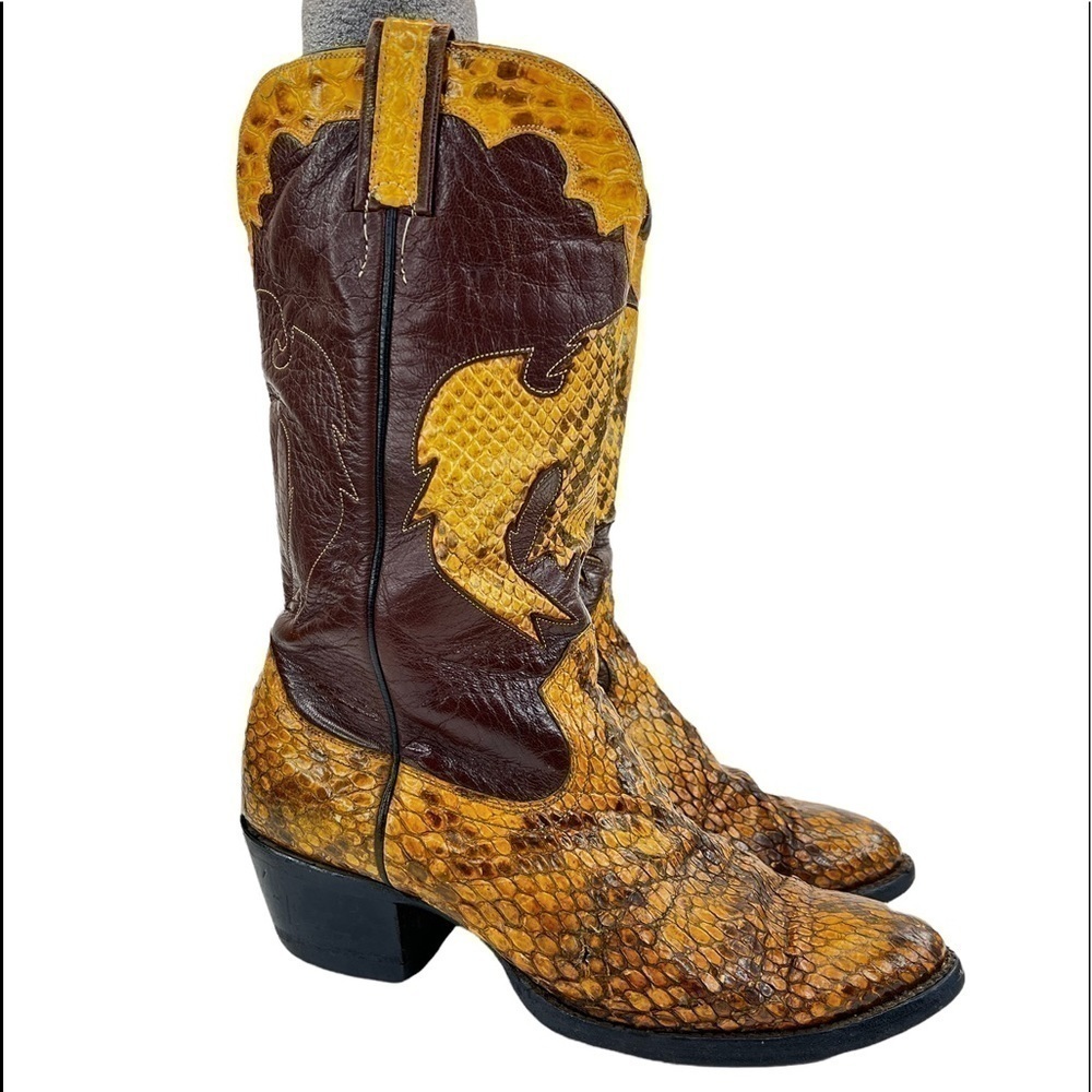 Handmade By James H. Greene Men’s Snakeskin Boots